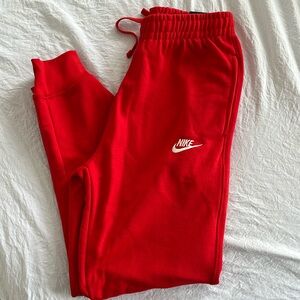 Men’s Red Nike Joggers NWT